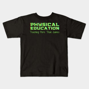 Mens Physical Education Phys Edu Teacher PE Kids T-Shirt